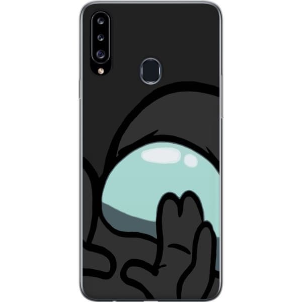 Kompatibelt Mobildeksel til Samsung Galaxy A20s Hjelp Among Us