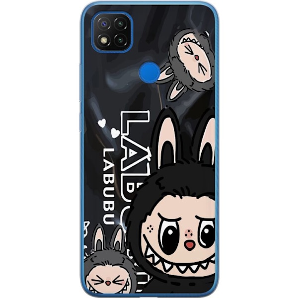 Xiaomi Redmi 9C Läpinäkyvä kuori <nl>Labubu Black Energy -