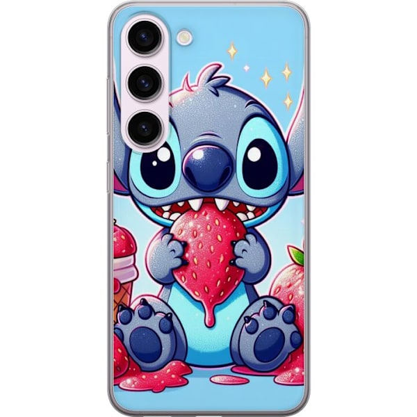 Samsung Galaxy S23 Läpinäkyvä kuori Strawberry Stitch
