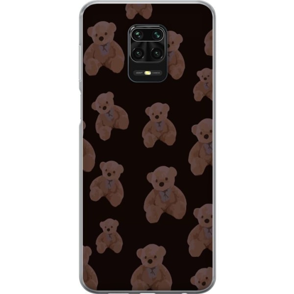 Xiaomi Redmi Note 9S Gennemsigtig cover En bjørn flere bjørn