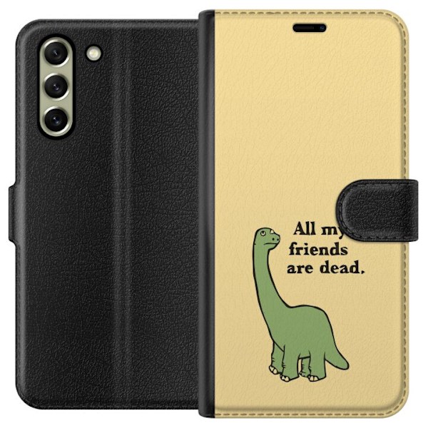 Samsung Galaxy S21 FE 5G Lompakkokotelo Dinosaurukset