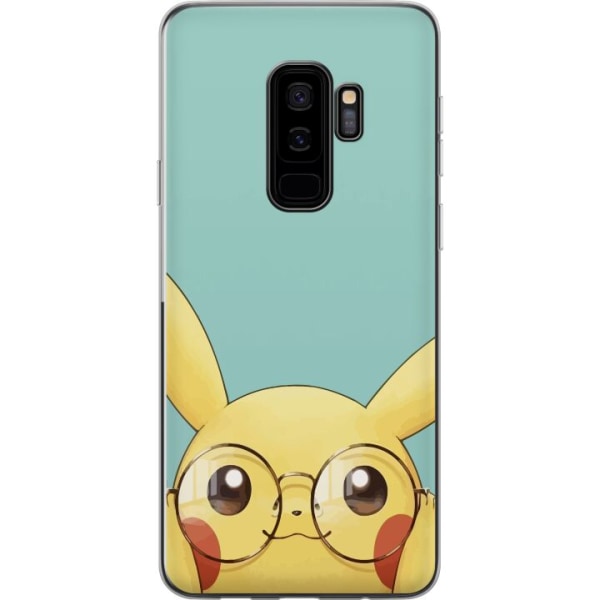 Samsung Galaxy S9+ Gennemsigtig cover Pikachu briller