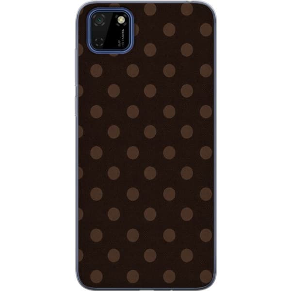 Kompatibelt Mobilskal till Huawei Y5p Mocha Dots brun