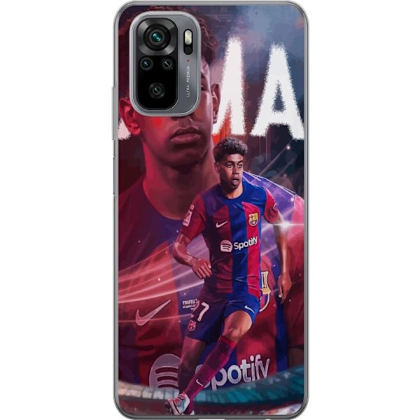 Xiaomi Redmi Note 10 Gennemsigtig cover Lamine Yamal