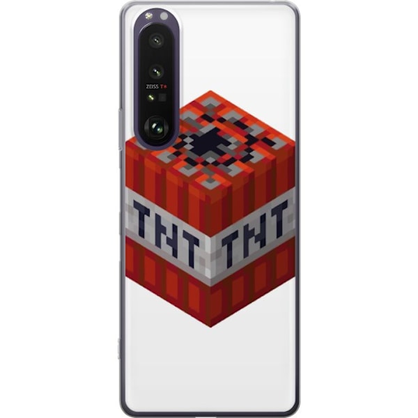 Sony Xperia 1 III Genomskinligt Skal Minecraft TNT
