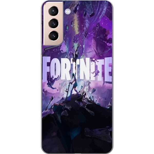 Samsung Galaxy S21 Genomskinligt Skal Fortnite