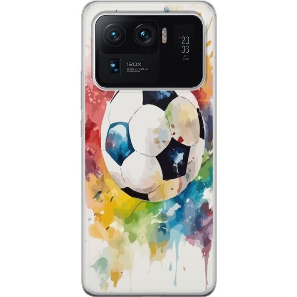 Xiaomi Mi 11 Ultra Gennemsigtig cover Fodbold