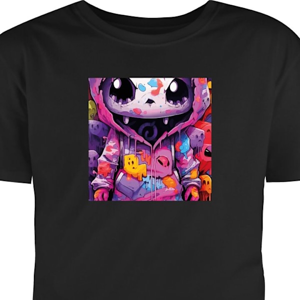 T-shirt til Voksen | Klassisk Voksen T-shirt Anime sort S