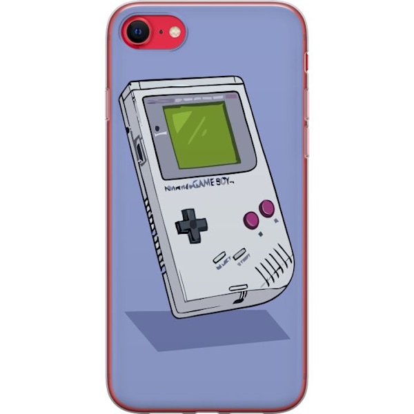 Apple iPhone 16e Genomskinligt Skal Game Boy Lila