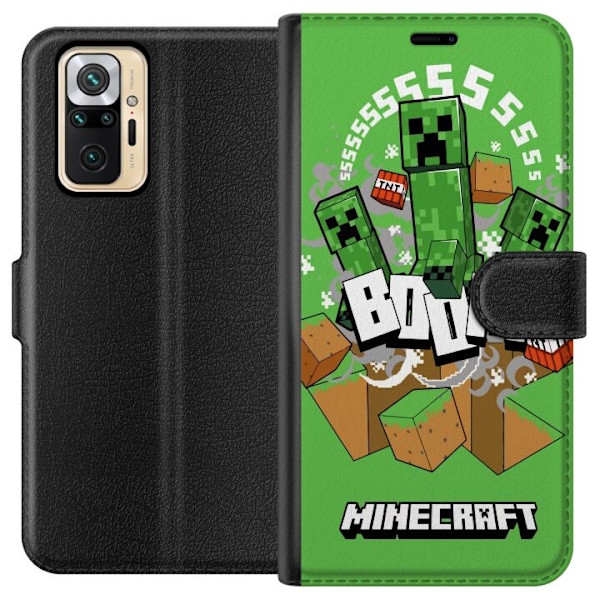 Xiaomi Redmi Note 10 Pro Tegnebogsetui Minecraft Boom