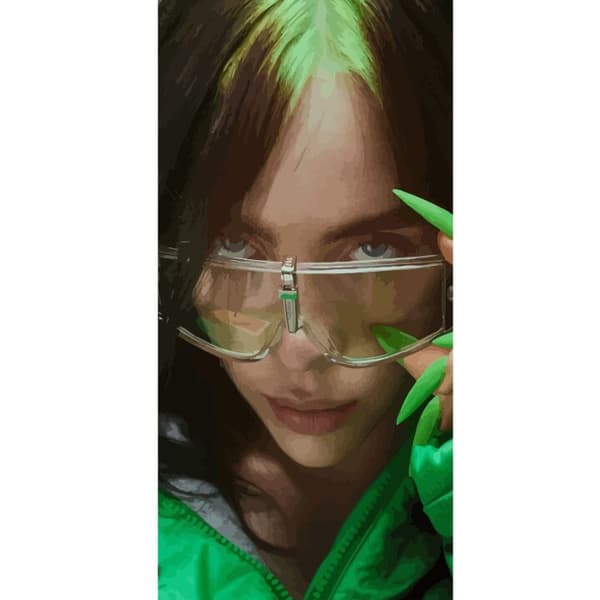 Kompatibelt Lommeboketui til Apple iPhone 13 Pro Billie Eilish