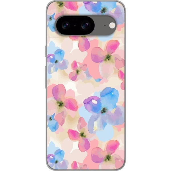 Google Pixel 8 Gennemsigtig cover Blomsterlykke