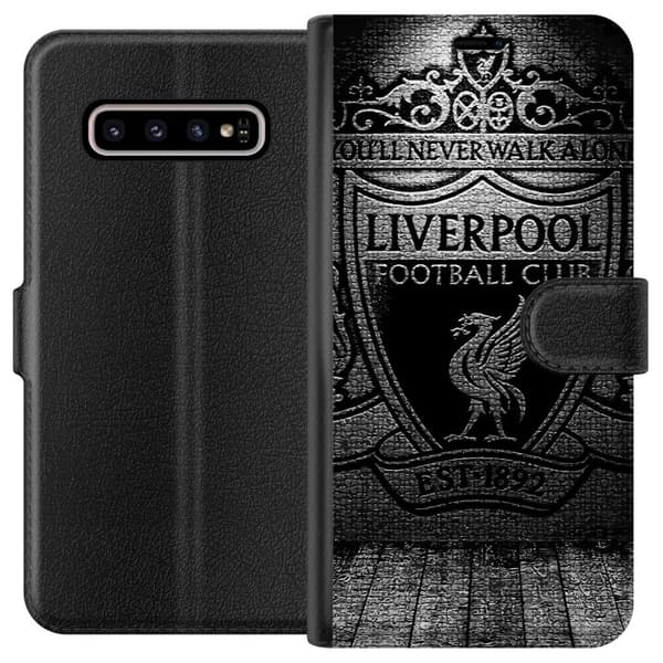 Kompatibelt Lommeboketui til Samsung Galaxy S10+ Liverpool