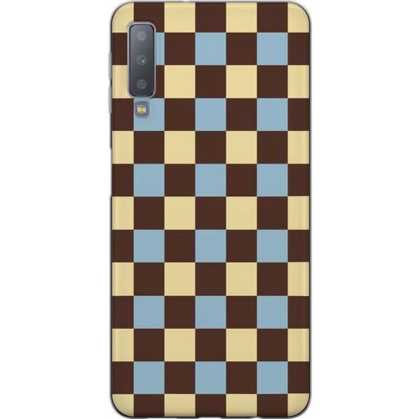Kompatibel Mobilcover til Samsung Galaxy A7 (2018) Brunt pasteltern brun