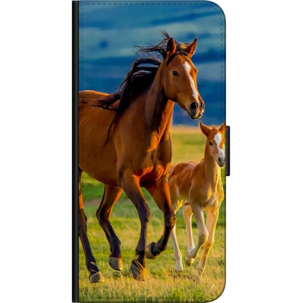 Kompatibel Tegnebogsetui til Samsung Galaxy A03s Løbende heste