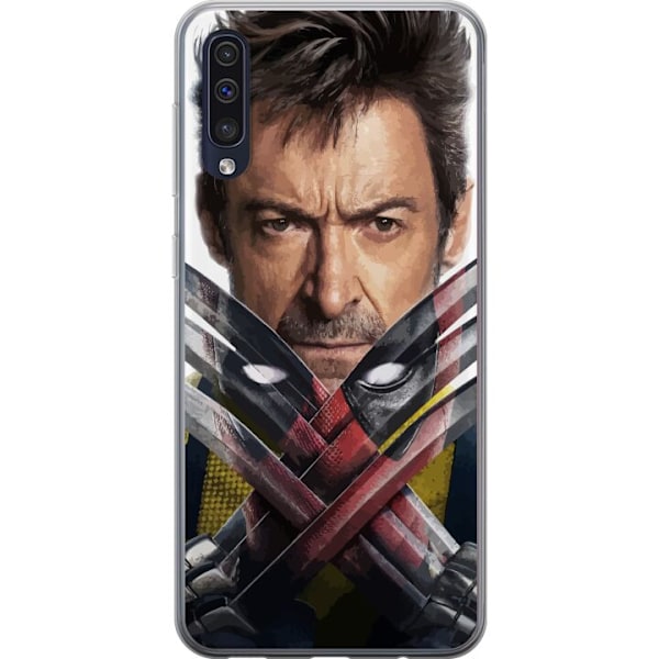 Samsung Galaxy A50 Genomskinligt Skal Deadpool & Wolverine