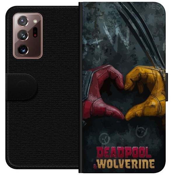 Samsung Galaxy Note20 Ultra Plånboksfodral Wolverine Deadpool