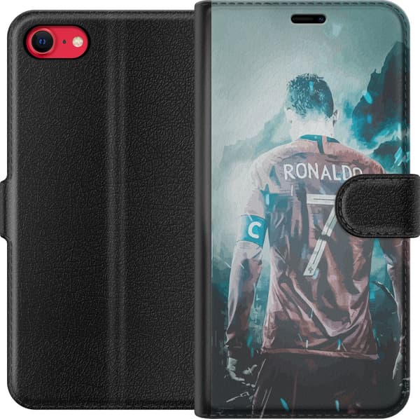 Kompatibel Tegnebogsetui til Apple iPhone 8 Ronaldo