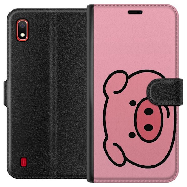 Samsung Galaxy A10 Plånboksfodral Kawaii Piggy