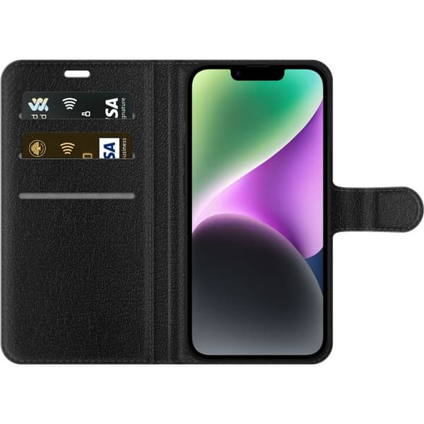 Kompatibelt Lommeboketui til Apple iPhone 15 Plus Pikachu gul