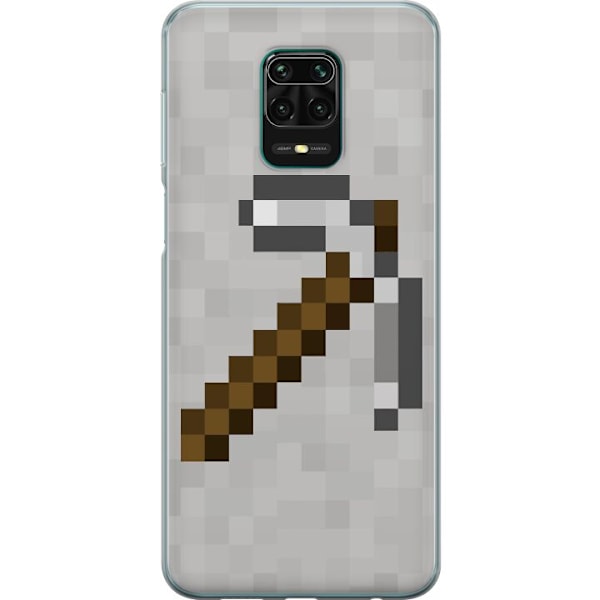 Xiaomi Redmi Note 9 Pro Läpinäkyvä kuori Minecraft Työkalut