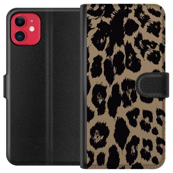 Yhteensopiva Lompakkokotelo Apple iPhone 11 Leopard