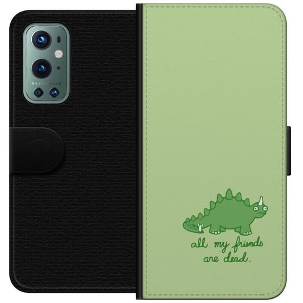Yhteensopiva Lompakkokotelo OnePlus 9 Pro Dinosaurukset