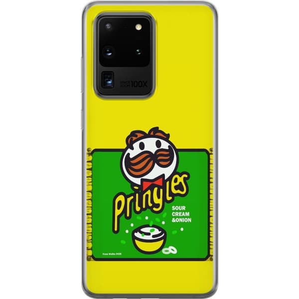 Kompatibelt Mobildeksel til Samsung Galaxy S20 Ultra Pringles gul