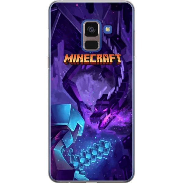 Samsung Galaxy A8 (2018) Läpinäkyvä kuori Minecraft