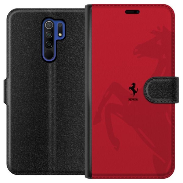 Xiaomi Redmi 9 Lompakkokotelo Ferrari