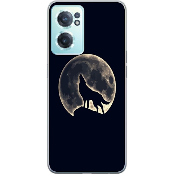 OnePlus Nord CE 2 5G Genomskinligt Skal Varg Måne