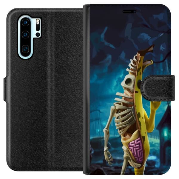 Kompatibelt Lommeboketui til Huawei P30 Pro Fortnite - Peely Død