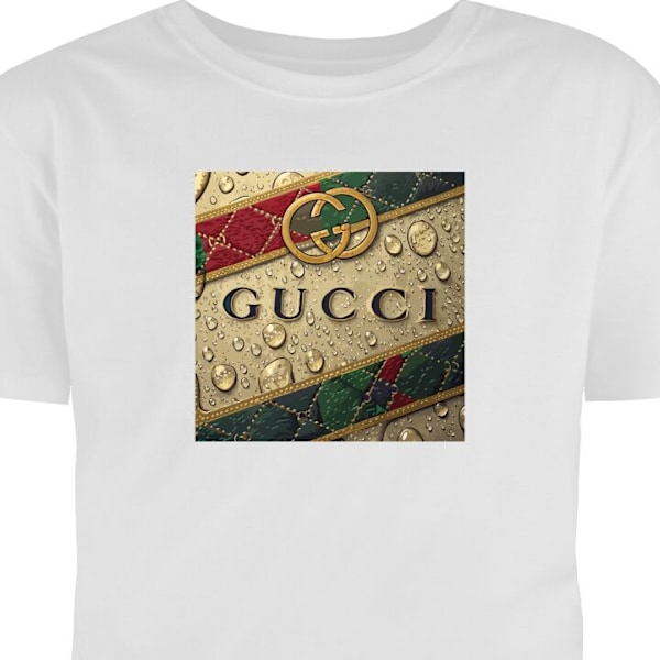 Barn-T-shirt | Bekväm T-shirt för Barn Gucci vit 1-2 År