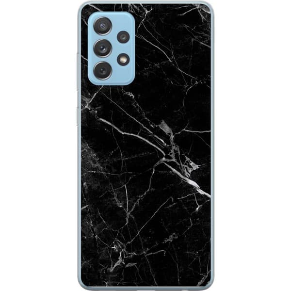 Kompatibel Mobilcover til Samsung Galaxy A52 5G Sort Marmor