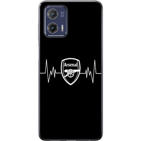 Motorola Moto G73 Gjennomsiktig deksel Arsenal