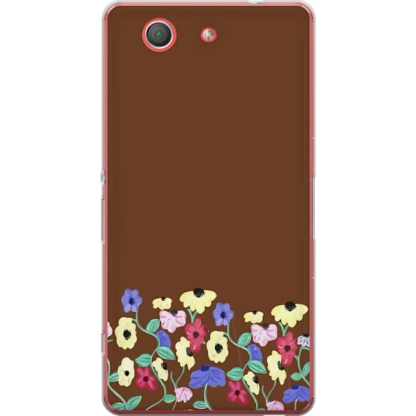 Sony Xperia Z3 Compact Gennemsigtig cover Blomster