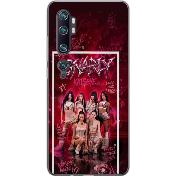 Kompatibelt Mobilskal till Xiaomi Mi Note 10 Pro KATSEYE rosa
