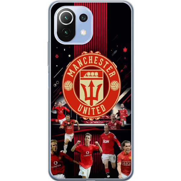 Xiaomi Mi 11 Lite Gjennomsiktig deksel Manchester United F.C.