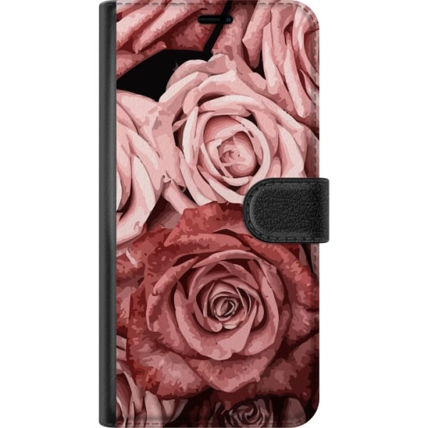Samsung Galaxy S9+ Lompakkokotelo Ruusut
