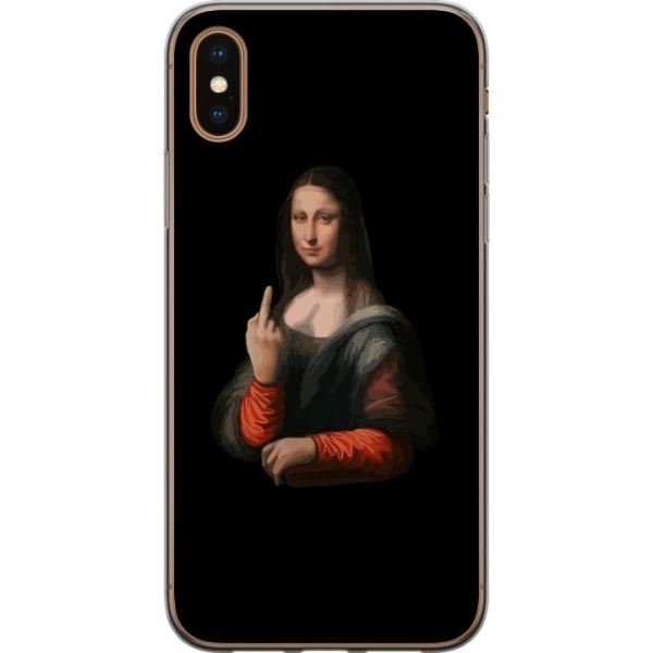 Apple iPhone XS Genomskinligt Skal Lisa Fuck