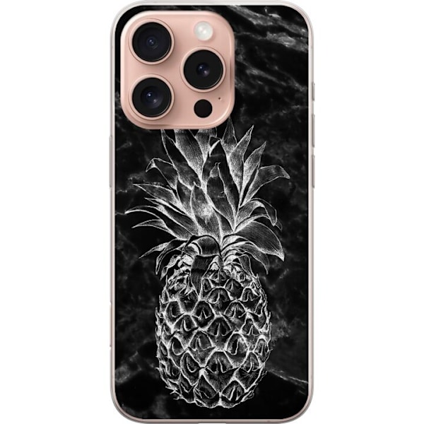 Apple iPhone 16 Pro Läpinäkyvä kuori Marmorinananas