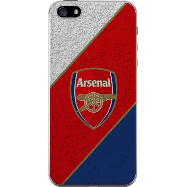 Apple iPhone 5 Gjennomsiktig deksel Arsenal