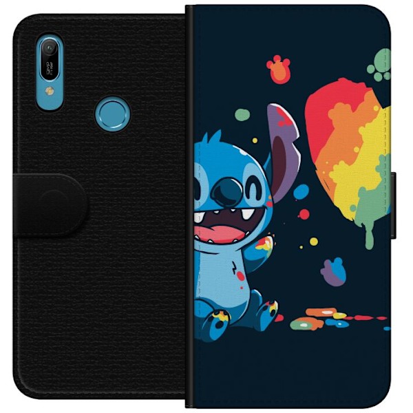 Huawei Y6 (2019) Tegnebogsetui Stitch maler