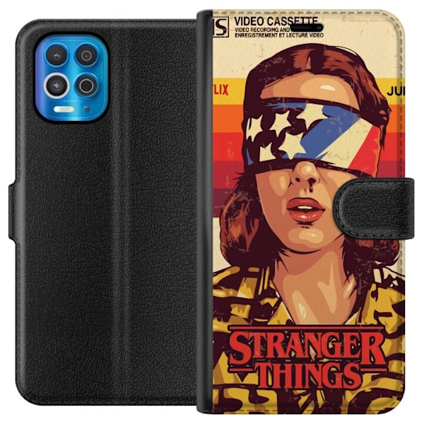 Motorola Edge S Plånboksfodral Stranger Things VHS