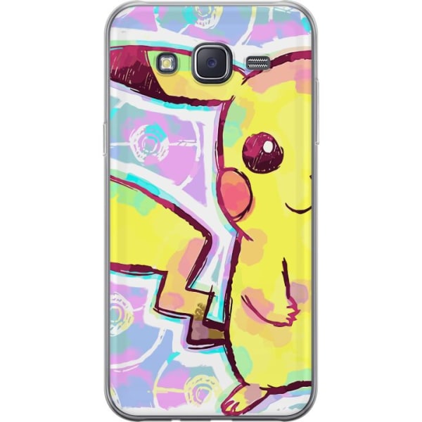 Samsung Galaxy J5 Läpinäkyvä kuori Pikachu 3D