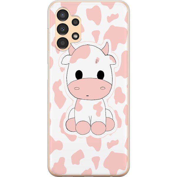 Samsung Galaxy A13 Läpinäkyvä kuori Lehmä