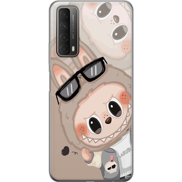 Huawei P smart 2021 Läpinäkyvä kuori Labubu Rainbow Chaos