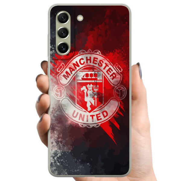 Samsung Galaxy S21 FE 5G TPU Mobildeksel Manchester United FC