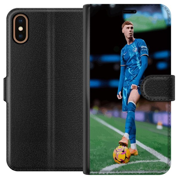 Apple iPhone XS Tegnebogsetui Fodbold