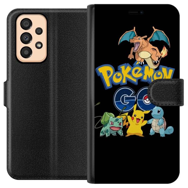 Kompatibelt Plånboksfodral till Samsung Galaxy A33 5G Pokemon